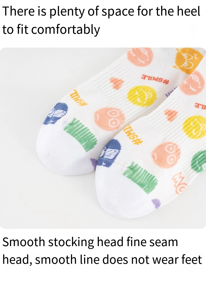 Wholesale High Quality Fashion Casual 360 Digital Printed Socks Custom Combed Cotton Boneless Sports Socks