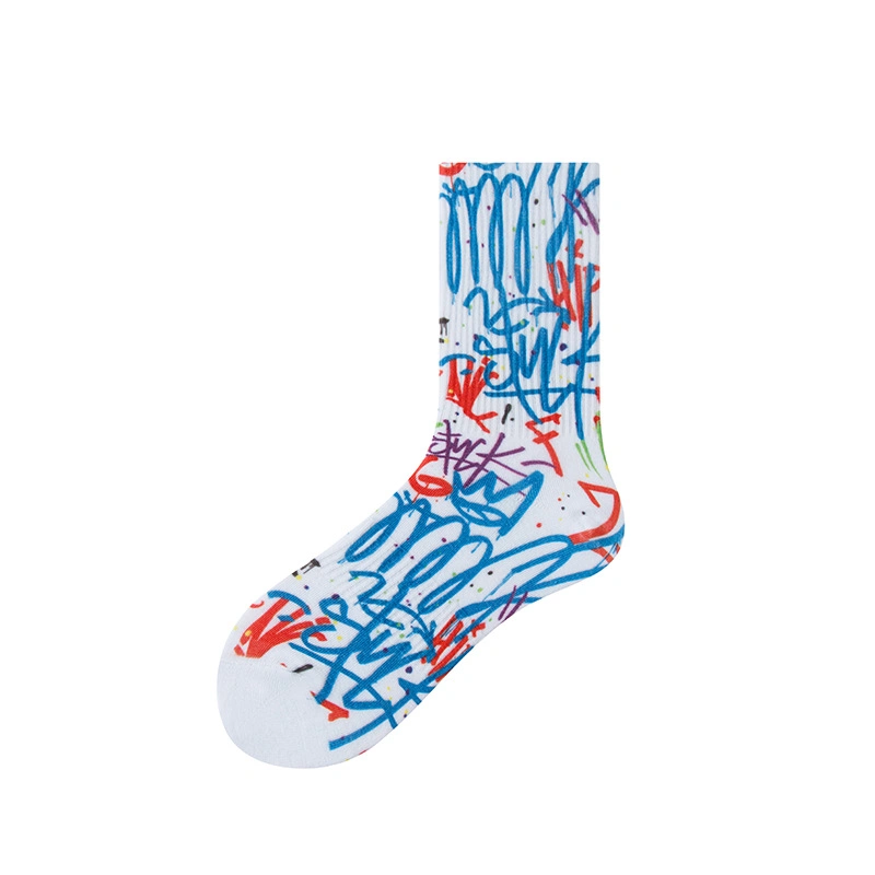 Street Fashion 360 Seamless Printed Socks