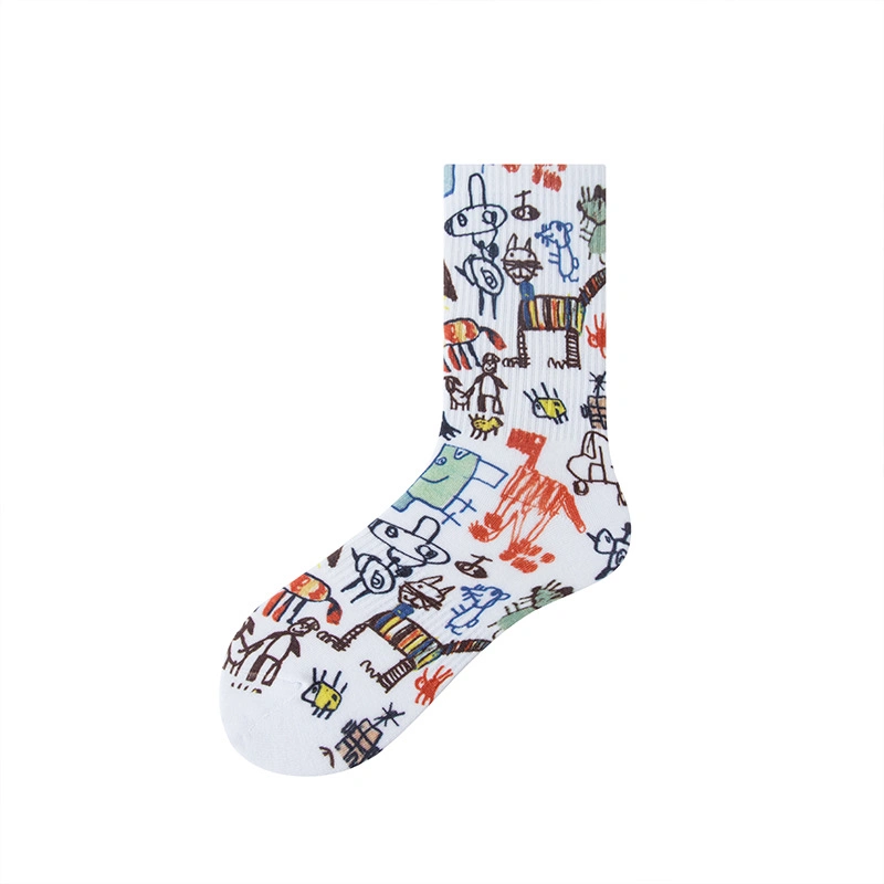 Street Fashion 360 Seamless Printed Socks